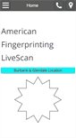 Mobile Screenshot of americanfingerprintinglivescan.com